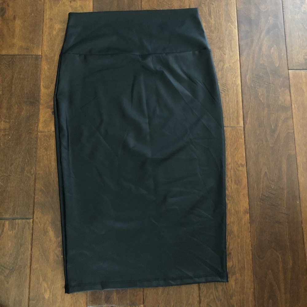 Faux Leather Skirt